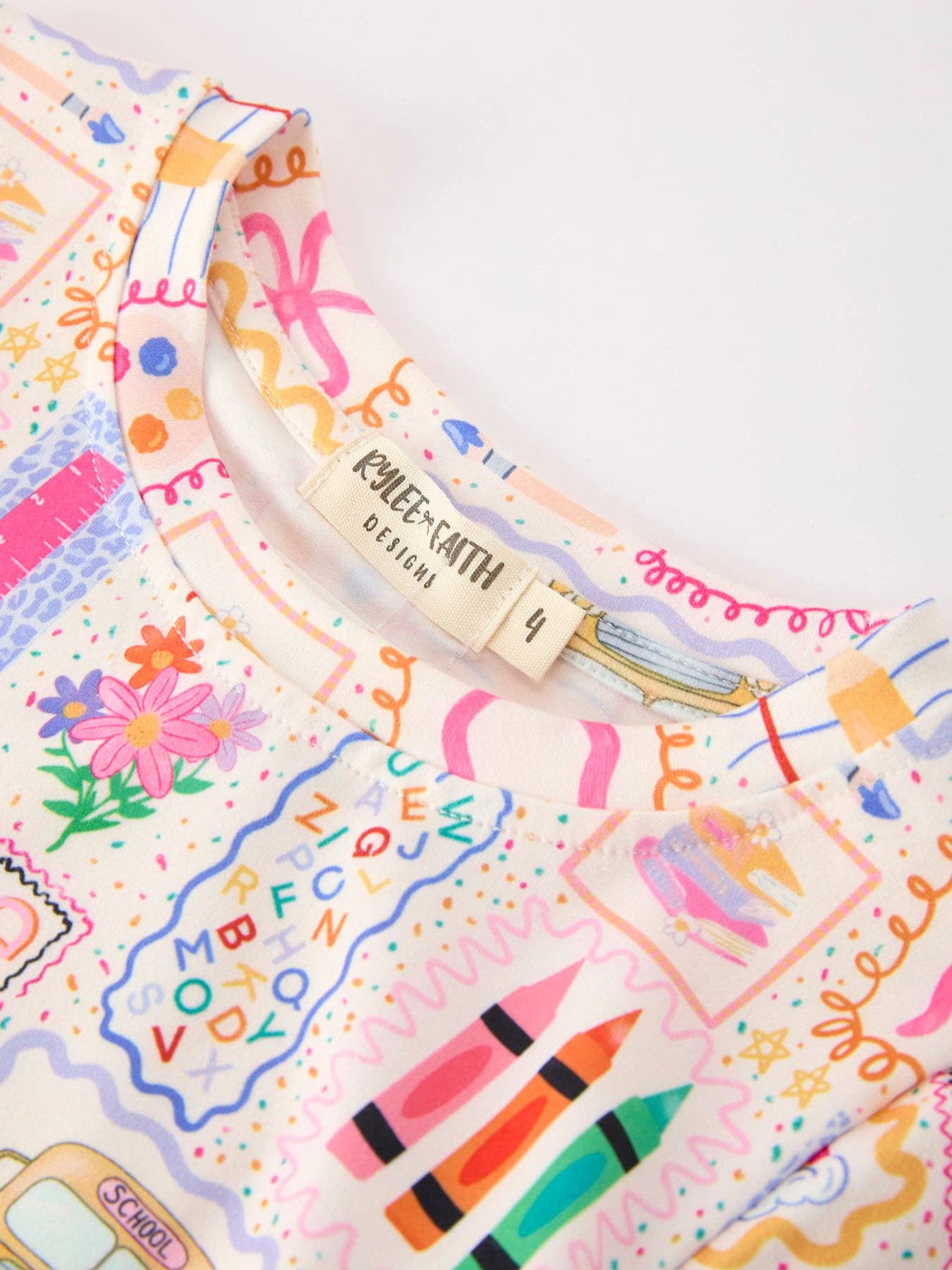 Back to School Scallop Short Set