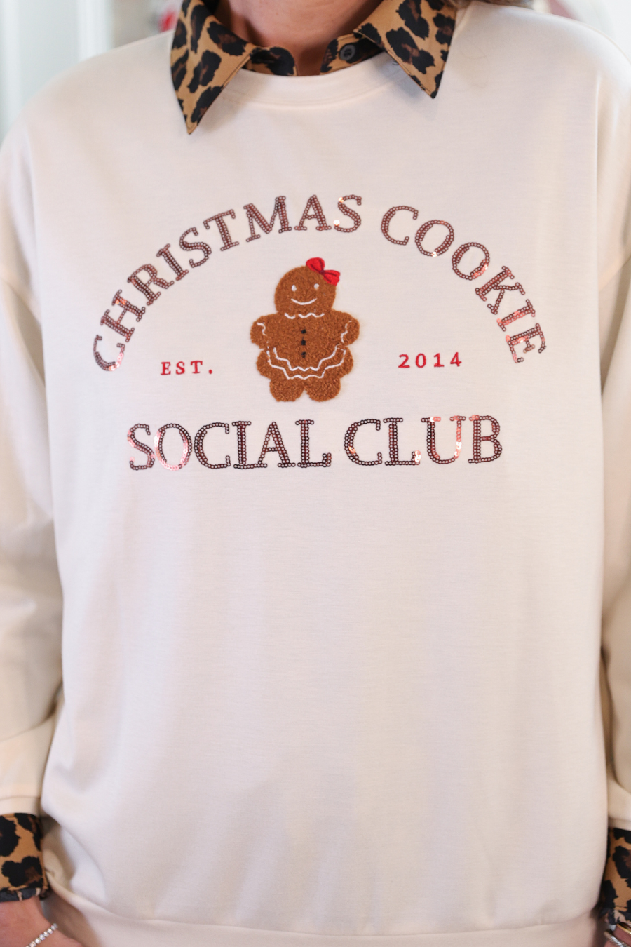 Christmas Cookie Social Club Pullover