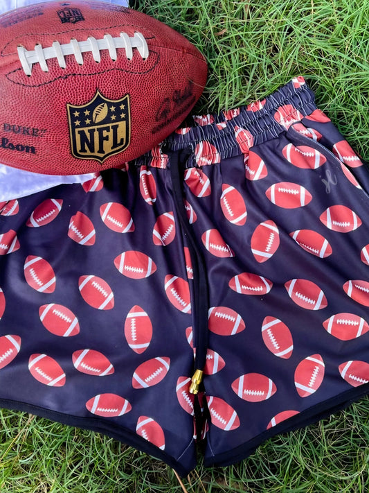 Football Print Gameday Shorts